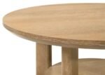 OTTOWA 3-PIECE ROUND WOOD COFFEE TABLE SET LIGHT OAK - Image 9