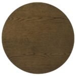 OTTOWA 2-PIECE ROUND WOOD COFFEE TABLE SET BROWN - Image 5