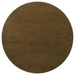 OTTOWA 2-PIECE ROUND WOOD COFFEE TABLE SET BROWN - Image 8