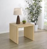 CANOGA ENGINEERED WOOD ACCENT SIDE END TABLE LIGHT OAK - Image 2