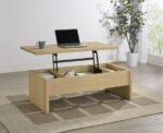CANOGA ENGINEERED WOOD LIFT TOP COFFEE TABLE LIGHT OAK - Image 2