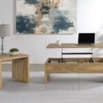 CANOGA 2-PIECE LIFT TOP COCKTAIL COFFEE TABLE SET MANGO