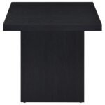 DEVAR 2-PIECE SQUARE COCKTAIL COFFEE END TABLE SET BLACK - Image 5