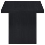 DEVAR 2-PIECE SQUARE COCKTAIL COFFEE END TABLE SET BLACK - Image 7