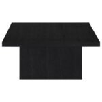 DEVAR 2-PIECE SQUARE COCKTAIL COFFEE END TABLE SET BLACK - Image 12