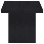 DEVAR 3-PIECE SQUARE COCKTAIL COFFEE END TABLE SET BLACK - Image 6