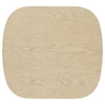 KAILANI COASTAL SQUARE END SIDE TABLE WITH SHELF BEIGE OAK - Image 6