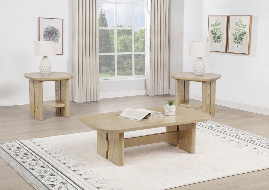 706588-S3_01x900.jpg KAILANI 3-PIECE COASTAL COFFEE AND END TABLE SET BEIGE OAK - Image 1