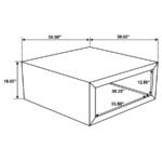 BENTON SQUARE SOLID MANGO WOOD COFFEE TABLE NATURAL - Image 7