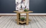 DAWN SQUARE ENGINEERED WOOD END TABLE MANGO BROWN - Image 2