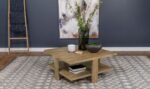 DAWN SQUARE ENGINEERED WOOD COFFEE TABLE MANGO BROWN - Image 2