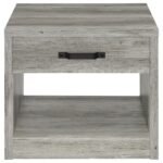FELIX 2-PIECE COFFEE AND END TABLE SET GREY DRIFTWOOD - Image 5