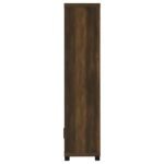 SACHIN 3-SHELF ENGINEERED WOOD MEDIA TOWER DARK PINE - Image 5