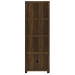 SACHIN 3-SHELF ENGINEERED WOOD MEDIA TOWER DARK PINE - Image 6