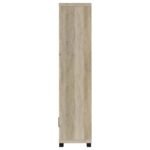 SACHIN 3-SHELF ENGINEERED WOOD MEDIA TOWER DISTRESSED PINE - Image 5