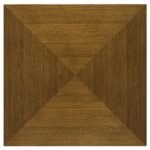 WESTERLY SQUARE WOOD SIDE END TABLE WALNUT BROWN - Image 4