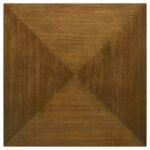 WESTERLY SQUARE WOOD COFFEE TABLE WALNUT BROWN - Image 4