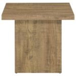 DEVAR SQUARE ENGINEERED WOOD END TABLE MANGO BROWN - Image 3