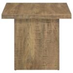 DEVAR SQUARE ENGINEERED WOOD END TABLE MANGO BROWN - Image 4