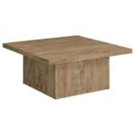 DEVAR 2-PIECE SQUARE COFFEE AND END TABLE SET MANGO - Image 6