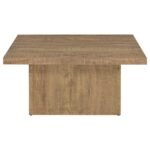DEVAR 2-PIECE SQUARE COFFEE AND END TABLE SET MANGO - Image 7