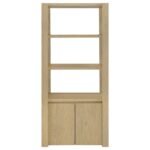 LAURELTON 3-PIECE ENTERTAINMENT CENTER TV STAND LIGHT OAK - Image 12
