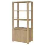 LAURELTON 3-PIECE ENTERTAINMENT CENTER TV STAND LIGHT OAK - Image 13