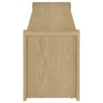LAURELTON 60-INCH 2-DOOR TV STAND MEDIA CONSOLE LIGHT OAK - Image 9