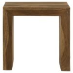 ODILIA RECTANGULAR SOLID WOOD END TABLE AUBURN - Image 3