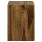 ODILIA RECTANGULAR SOLID WOOD END TABLE AUBURN - Image 4