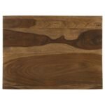 ODILIA RECTANGULAR SOLID WOOD END TABLE AUBURN - Image 5