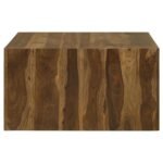 ODILIA SQUARE SOLID WOOD COFFEE TABLE AUBURN - Image 4