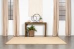 ODILIA RECTANGULAR SOLID WOOD ENTRYWAY CONSOLE TABLE AUBURN - Image 2