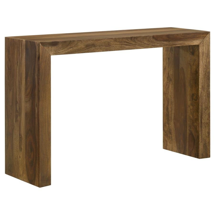 708419_02x900.jpg ODILIA RECTANGULAR SOLID WOOD ENTRYWAY CONSOLE TABLE AUBURN - Image 1