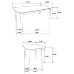 RADLEY 3-PIECE RECTANGULAR COFFEE TABLE SET BLACK - Image 11