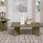 ANDANDO 2-PIECE COFFEE AND END TABLE SET MANGO BROWN