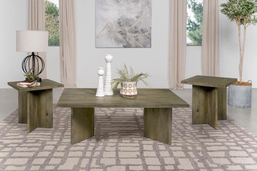 708498-S3_01x900.jpg ANDANDO 3-PIECE COFFEE AND END TABLE SET MANGO BROWN - Image 1