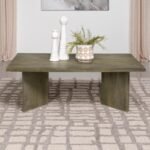 ANDANDO RECTANGULAR SOLID WOOD COFFEE TABLE MANGO BROWN - Image 2