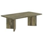 ANDANDO RECTANGULAR SOLID WOOD COFFEE TABLE MANGO BROWN