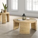 ARTINA 2-PIECE RATTAN COFFEE AND END TABLE SET NATURAL