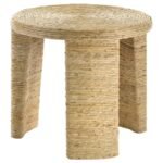 ARTINA 3-PIECE RATTAN COFFEE AND END TABLE SET NATURAL - Image 4