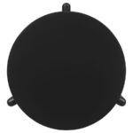 CORDOVA ROUND SOLID WOOD END TABLE BLACK - Image 4