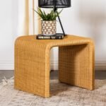 CAHYA SQUARE WOVEN RATTAN END TABLE NATURAL - Image 2