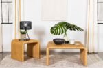 CAHYA SQUARE WOVEN RATTAN COFFEE TABLE NATURAL - Image 8