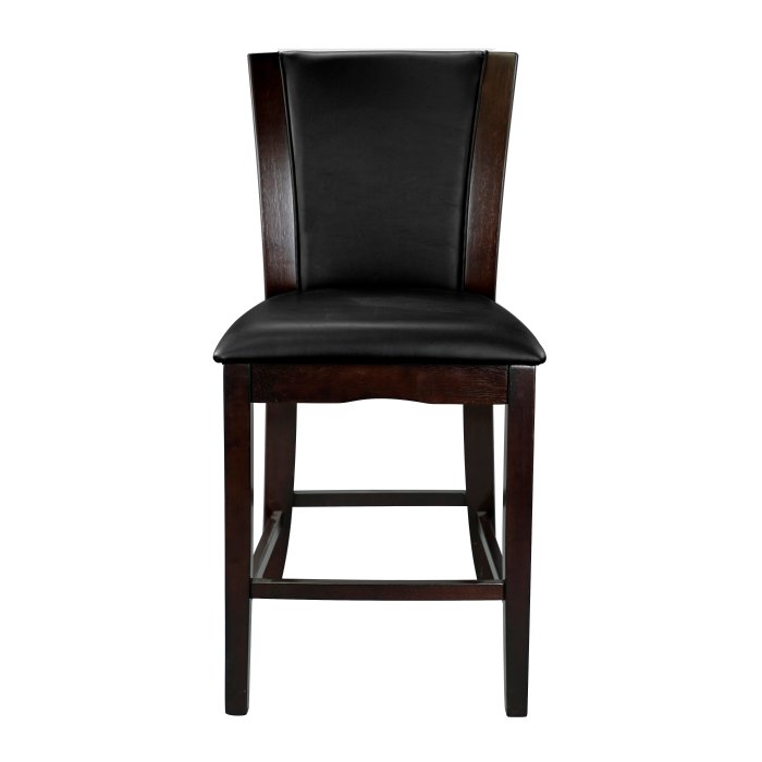 710-24_noBG_fro__l.jpg 710-24 Counter Height Chair, Dark Brown Bi-Cast Vinyl - Image 1