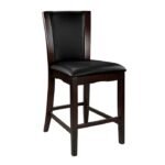 710-24 Counter Height Chair, Dark Brown Bi-Cast Vinyl - Image 2