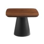 EASON 2-PIECE COFFEE TABLE SET WALNUT AND BLACK - Image 5