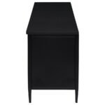 AMHERST 2-DOOR 70-INCH METAL TV STAND MEDIA CONSOLE BLACK - Image 6