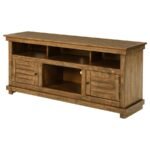 PAYNE 60-INCH TV STAND MEDIA CONSOLE DISTRESSED BROWN - Image 5