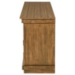 PAYNE 60-INCH TV STAND MEDIA CONSOLE DISTRESSED BROWN - Image 6